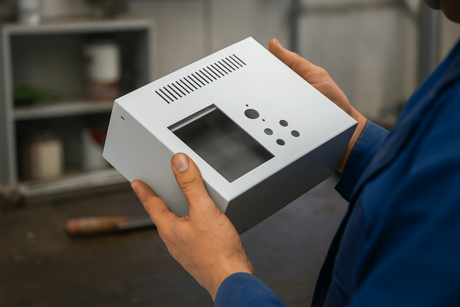 Custom automotive sheet metal fabrications including body panels and specialized components